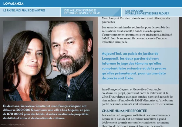 05-La-Presse+-24-octobre-2016-lovaganza-scandal.com-Karine-Lamarre-Marc-eric-fortin-Genevieve-JF-Jean-Francois-Gagnon