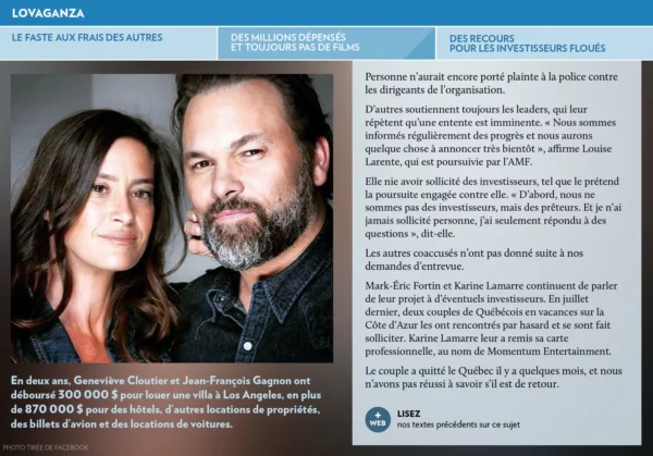 08-La-Presse+-24-octobre-2016-lovaganza-scandal.com-Karine-Lamarre-Marc-eric-fortin-Genevieve-JF-Jean-Francois-Gagnon