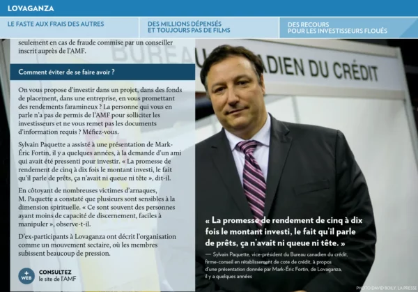 12-La-Presse+-24-octobre-2016-lovaganza-scandal.com-Karine-Lamarre-Marc-eric-fortin-Genevieve-JF-Jean-Francois-Gagnon