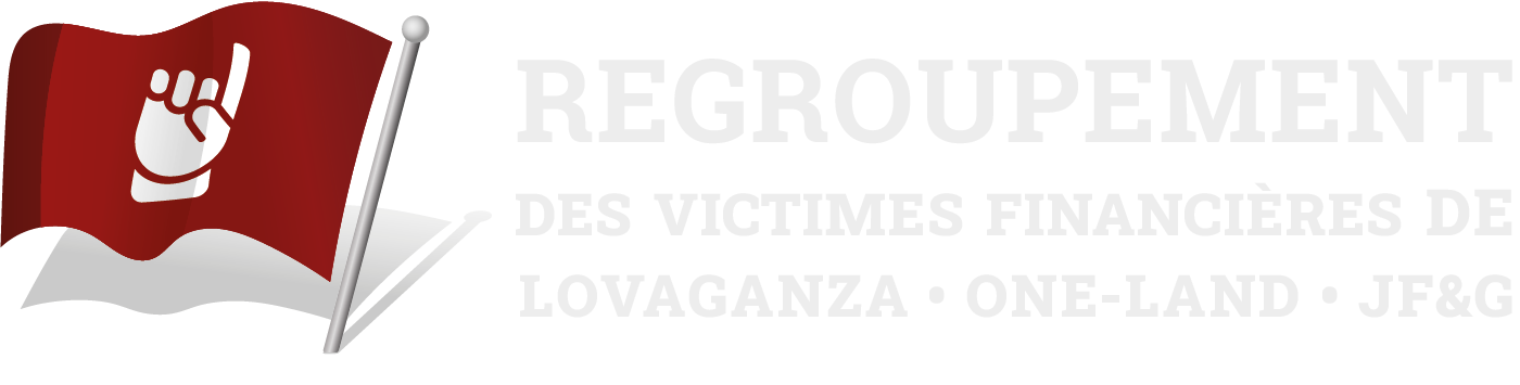 Lovaganza-Scandal-Regroupement-Victimes-Lovaganza-One-Land-JF&G-Logo-H